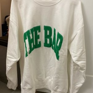 The bar varsity sweatshirt
